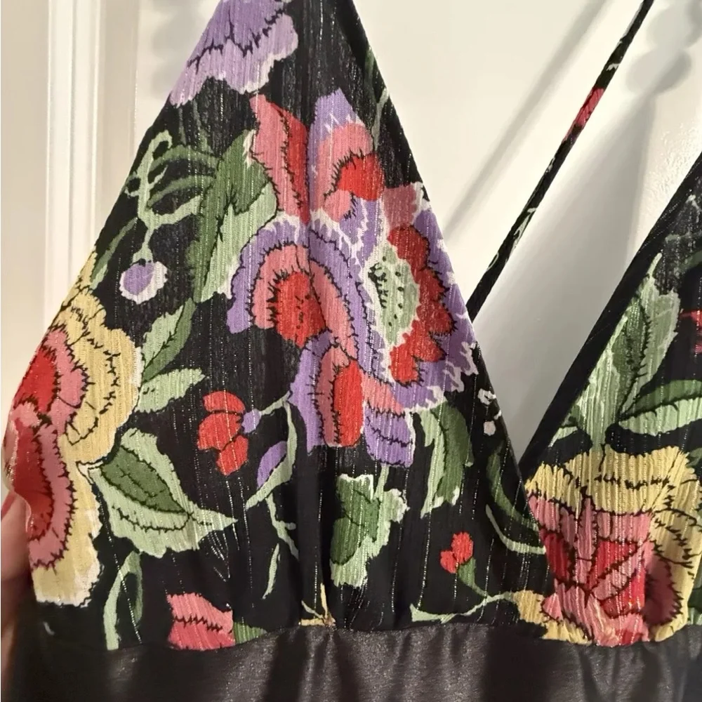 🌸 Tricia Fix Boho Bloom Maxi Gown – Preloved Charm, 🌸 Size Large - Picture 5 of 16